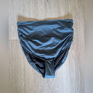 Albion Black Ruched High Waisted Bikini Bottom Women’s XL